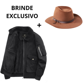 Casaco Cowboy Hunter® + Chapéu Embaixador BRINDE [Liquidação de inverno]