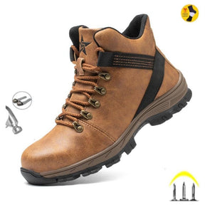 Bota Masculina de Couro Indestrutível - REF36