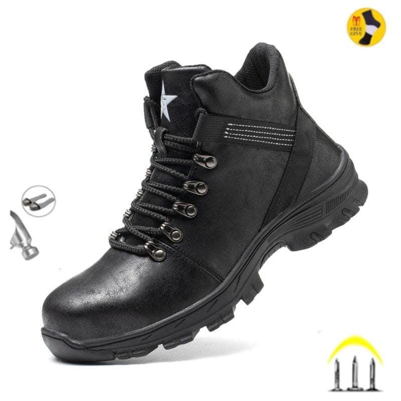 Bota Masculina de Couro Indestrutível - REF36