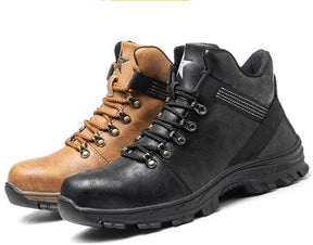 Bota Masculina de Couro Indestrutível - REF36