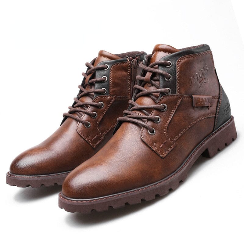 Bota Masculina de Couro Italiano - REF37