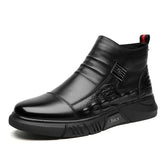 Bota Masculina de Couro para Inverno BackBlack