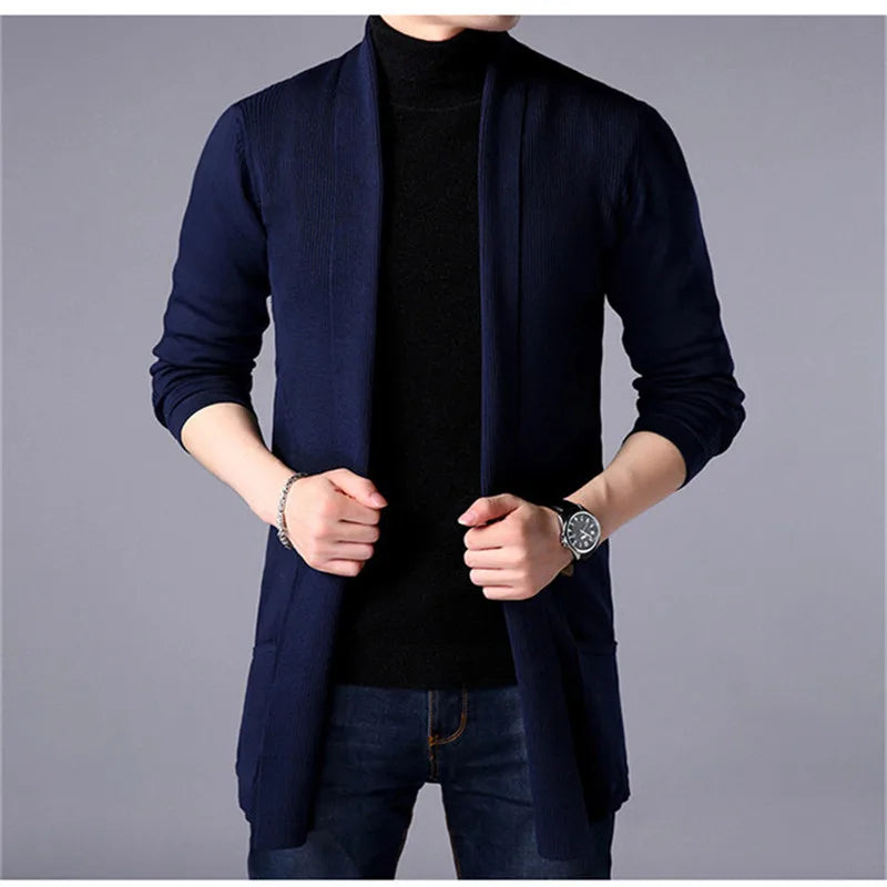 Cardigã Masculino Slim Fit