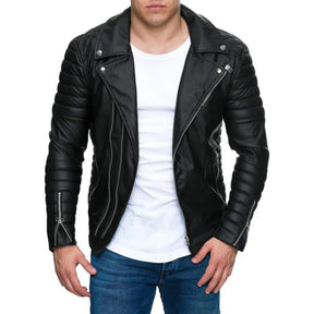 Jaqueta em Couro Masculina Outwear